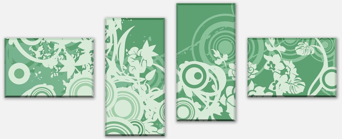 Leinwandbild Mehrteiler Tina Floral M0132 Leinwandbild Mehrteiler Tina Floral M0132