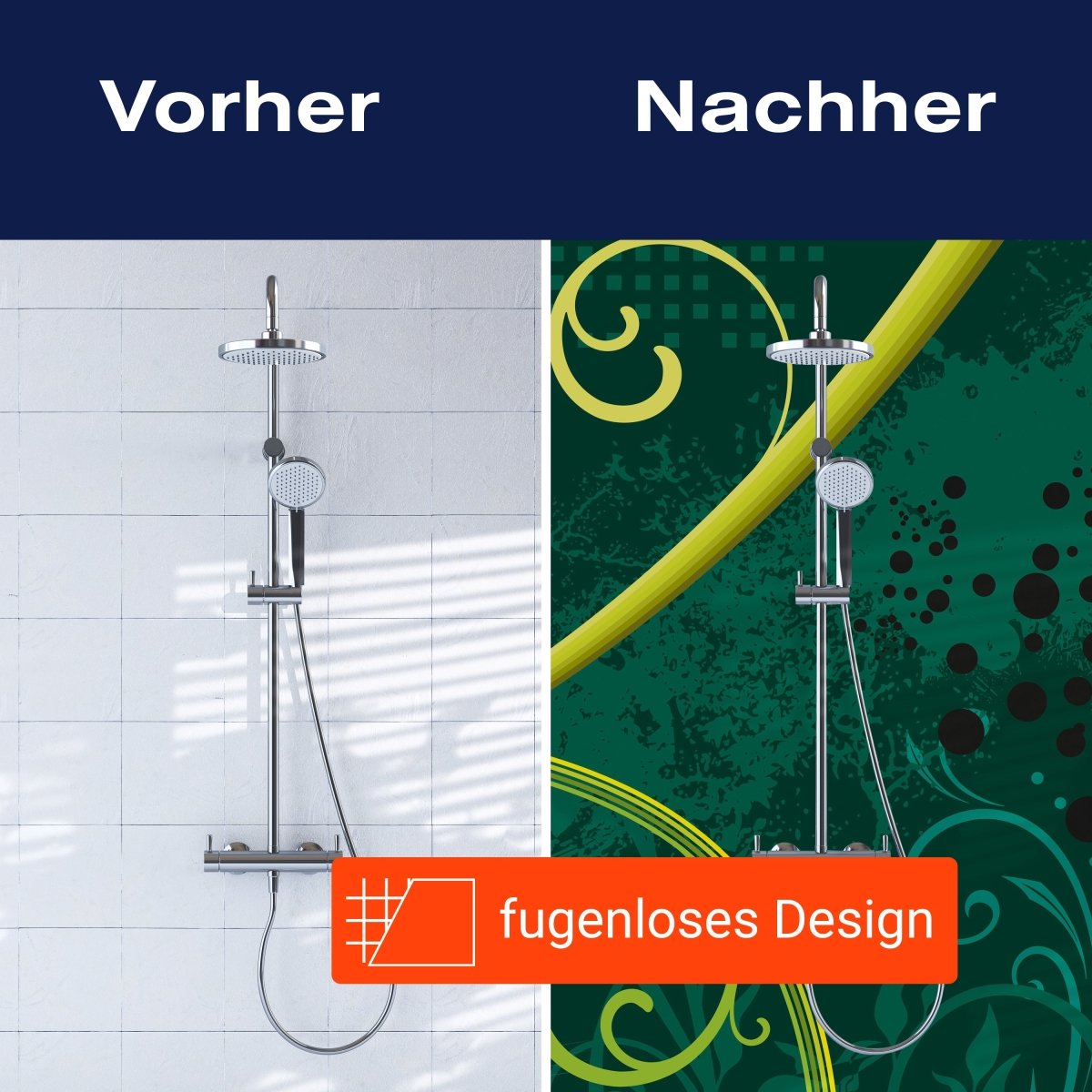 Duschwand Corinna Floral M0135 entdecken - Bild 9 Duschwand Corinna Floral M0135 entdecken - Bild 9