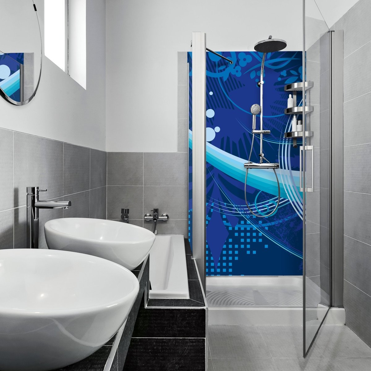 Duschwand Gabriella Floral M0136 entdecken - Bild 1 Duschwand Gabriella Floral M0136 entdecken - Bild 1