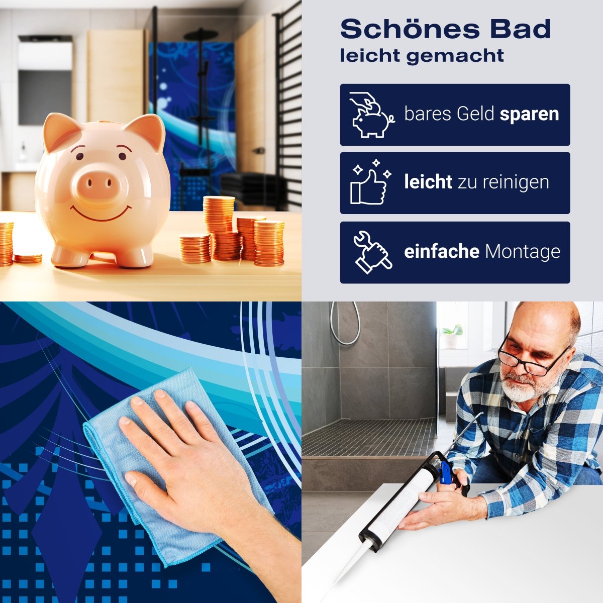 Duschwand Gabriella Floral M0136 entdecken - Bild 7 Duschwand Gabriella Floral M0136 entdecken - Bild 7