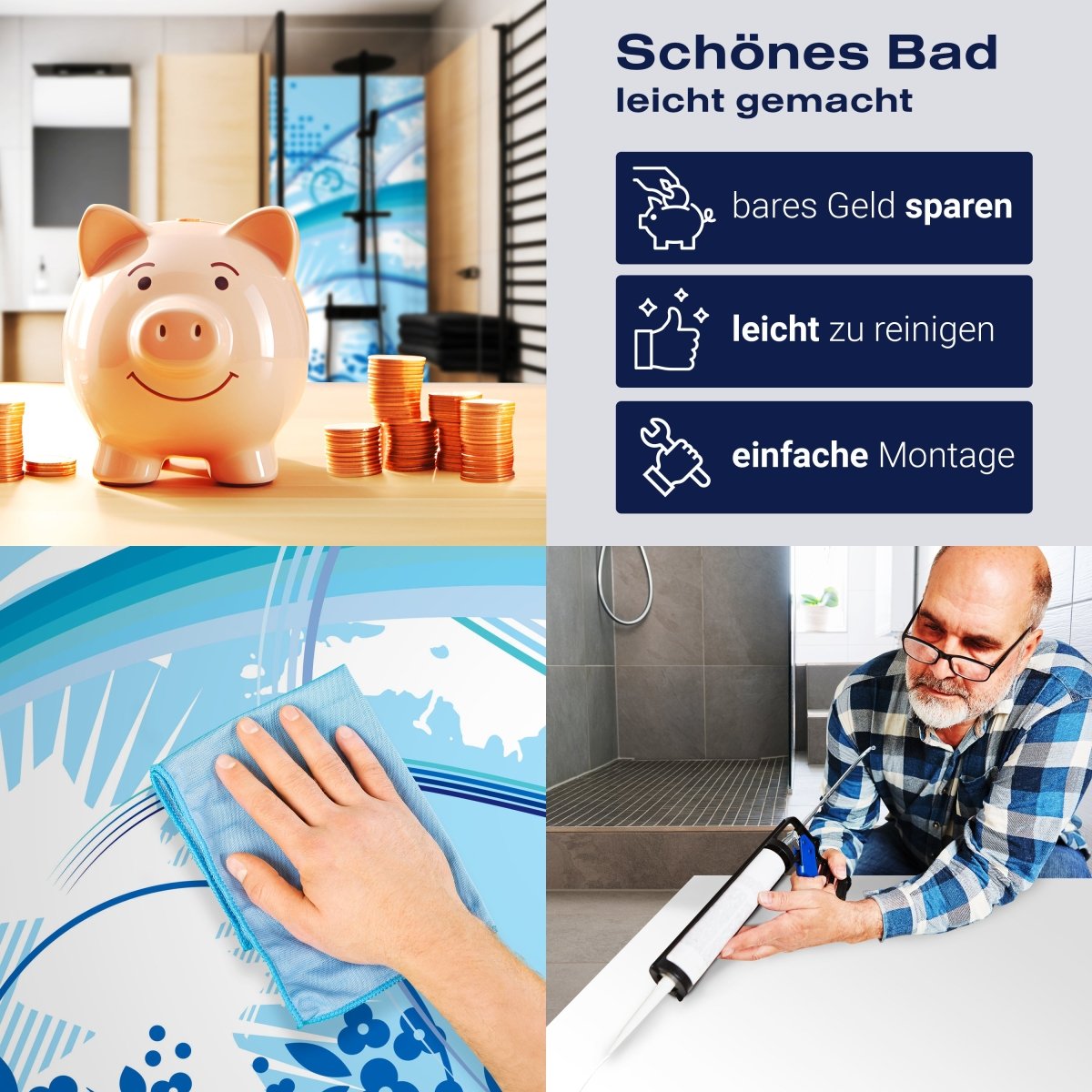 Duschwand Isabella Floral M0137 entdecken - Bild 7 Duschwand Isabella Floral M0137 entdecken - Bild 7