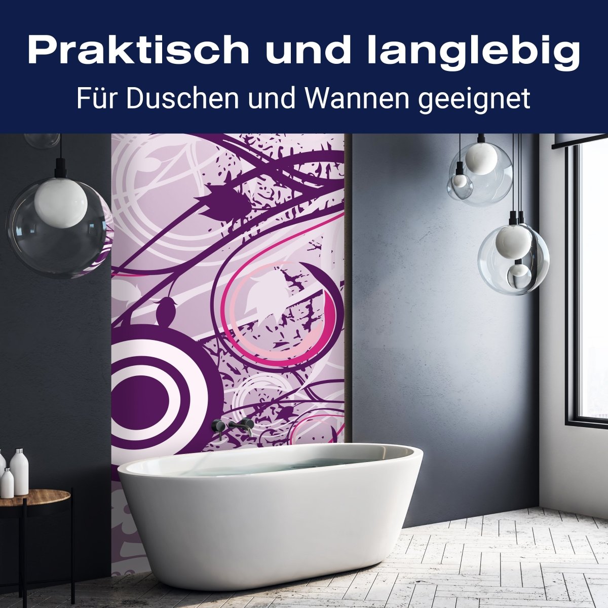 Duschwand Manuela Floral M0139 entdecken - Bild 3 Duschwand Manuela Floral M0139 entdecken - Bild 3