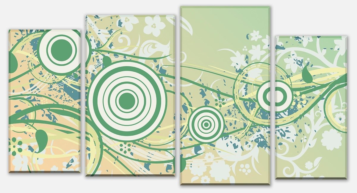 Leinwandbild Mehrteiler Claudia Floral M0140 Leinwandbild Mehrteiler Claudia Floral M0140