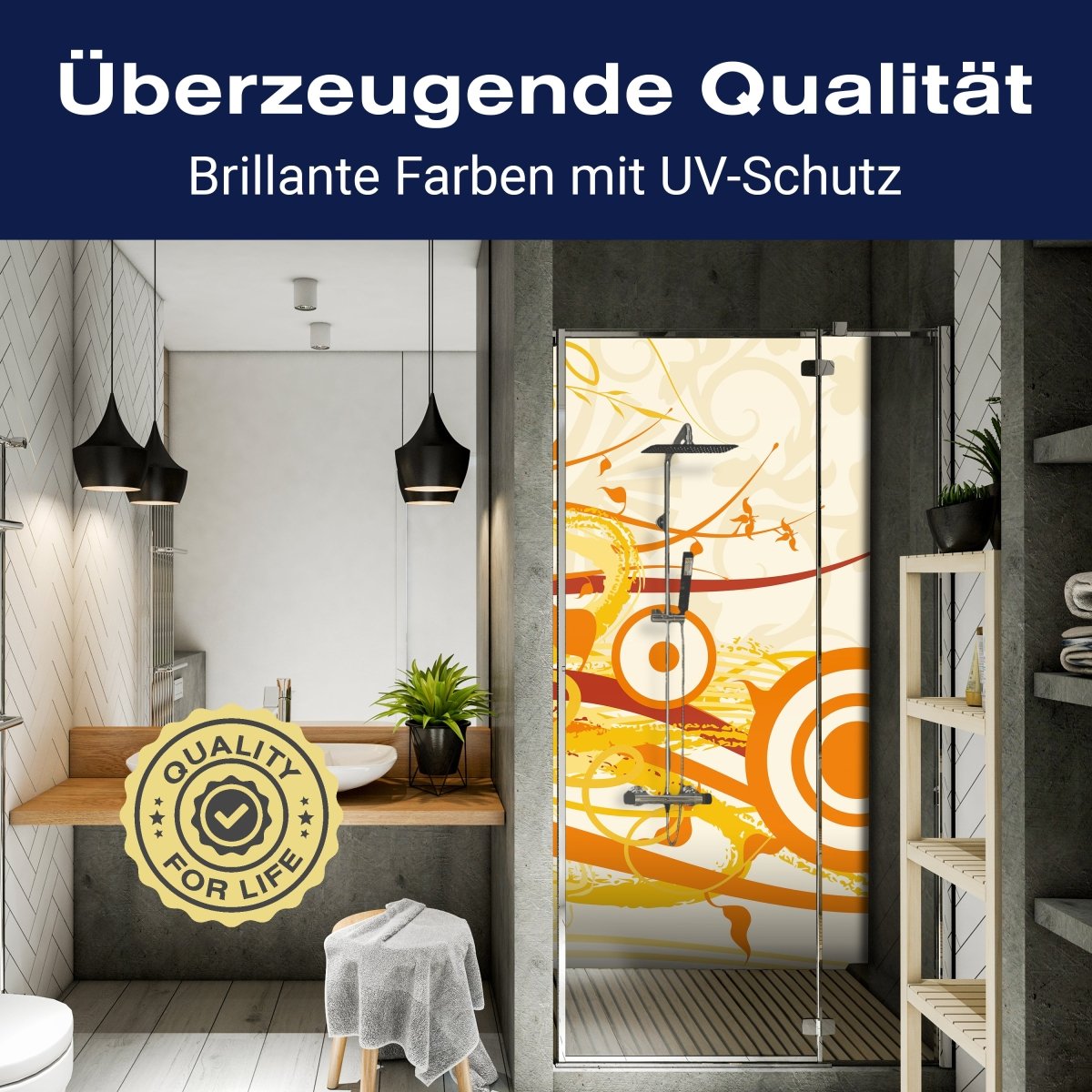 Duschwand Andrea Floral M0141 entdecken - Bild 2 Duschwand Andrea Floral M0141 entdecken - Bild 2