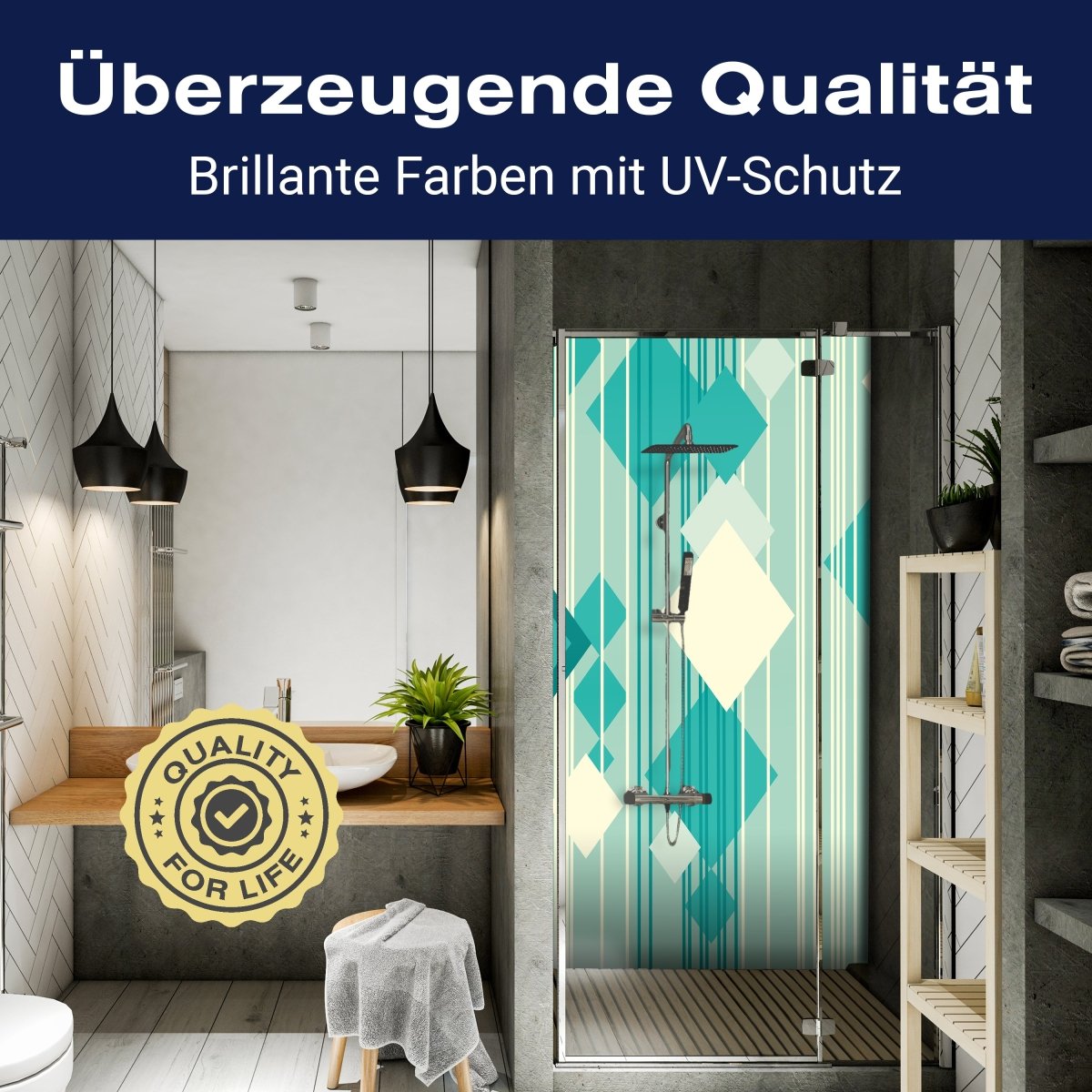 Duschwand Simone Muster M0143 entdecken - Bild 2 Duschwand Simone Muster M0143 entdecken - Bild 2