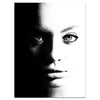 Wandbild Acrylglas Models, Frau in Schwarz Weiß, Portrait, Damen, Bild, Augen, Lippen M0147