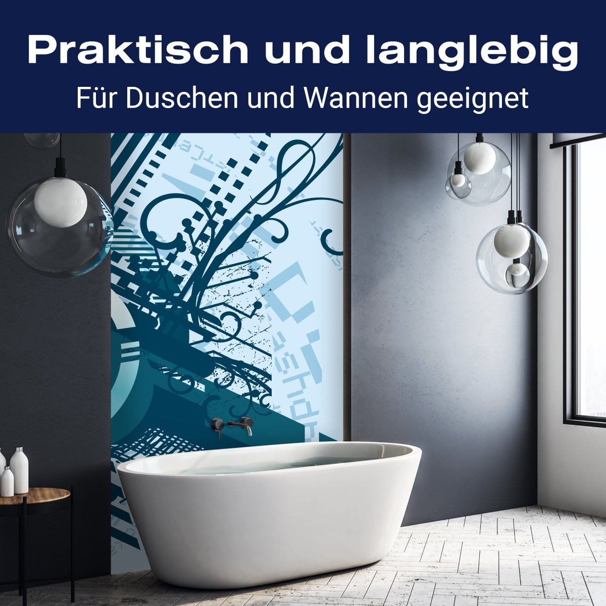 Duschwand Fynn Muster M0154 entdecken - Bild 3 Duschwand Fynn Muster M0154 entdecken - Bild 3