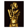 Leinwandbild Gold collection, Hochformat, Frau in Gold-metallic M0157