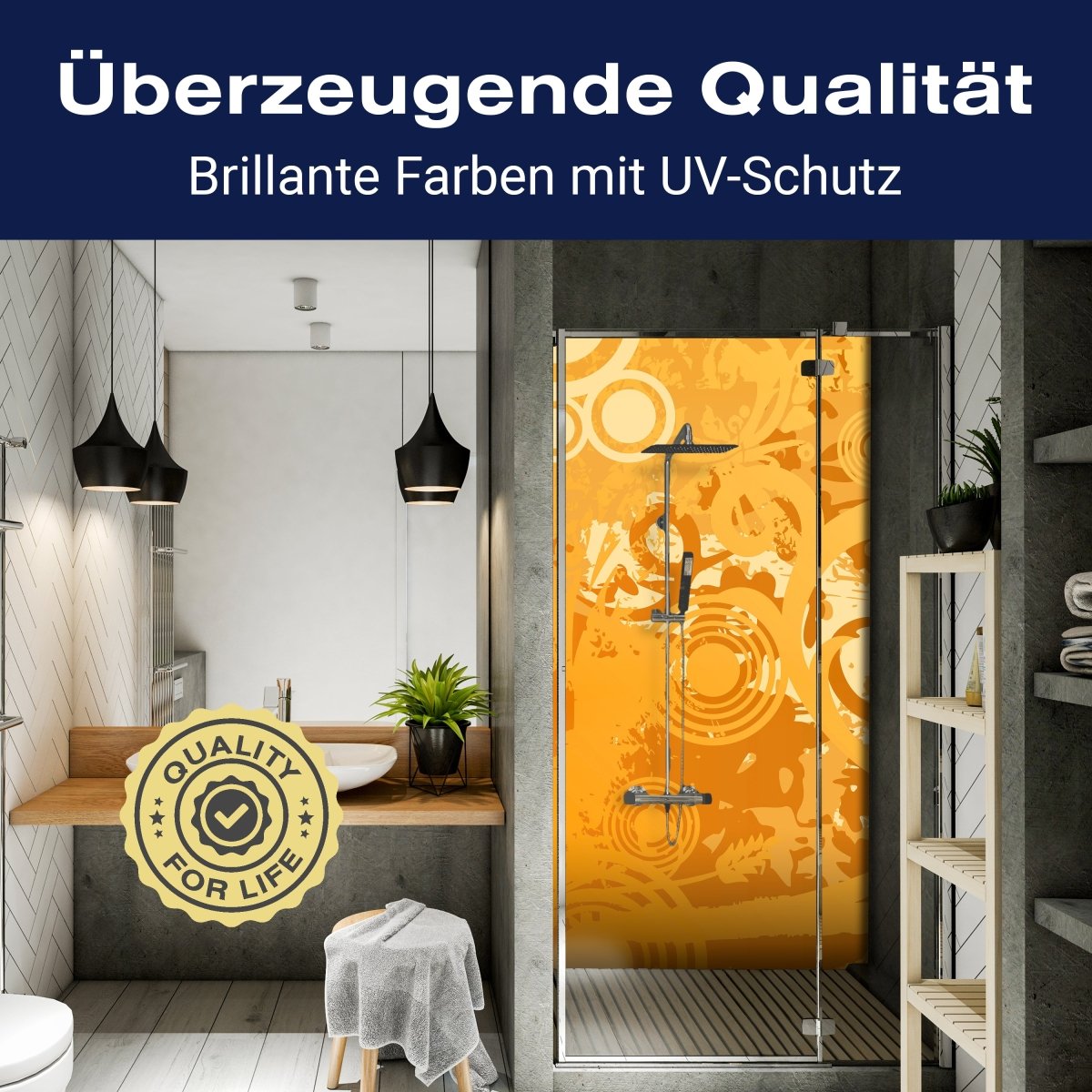 Duschwand Theresa Floral M0163 entdecken - Bild 2 Duschwand Theresa Floral M0163 entdecken - Bild 2