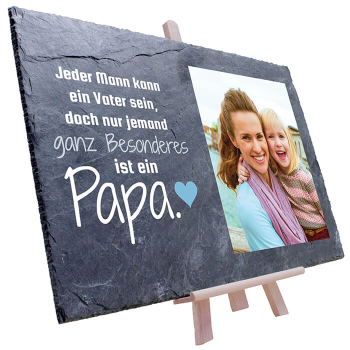 Schiefertafel Bester Papa M0163 - Bild 7