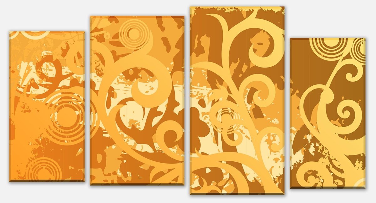 Leinwandbild Mehrteiler Theresa Floral M0163 Leinwandbild Mehrteiler Theresa Floral M0163