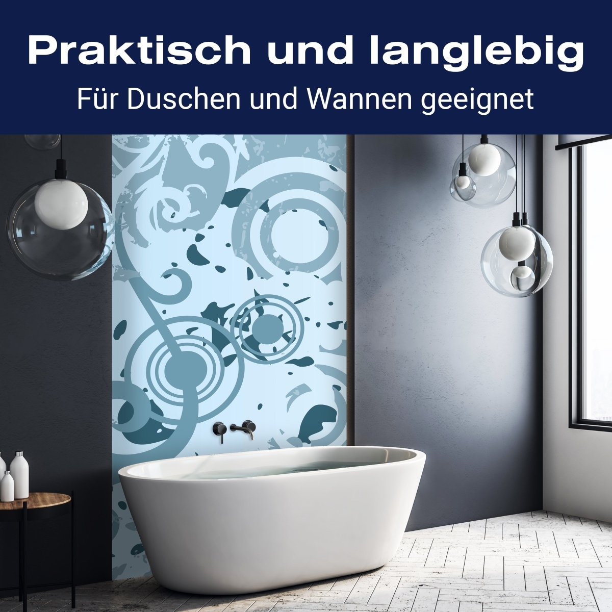 Duschwand Ulrike Floral M0164 entdecken - Bild 3 Duschwand Ulrike Floral M0164 entdecken - Bild 3