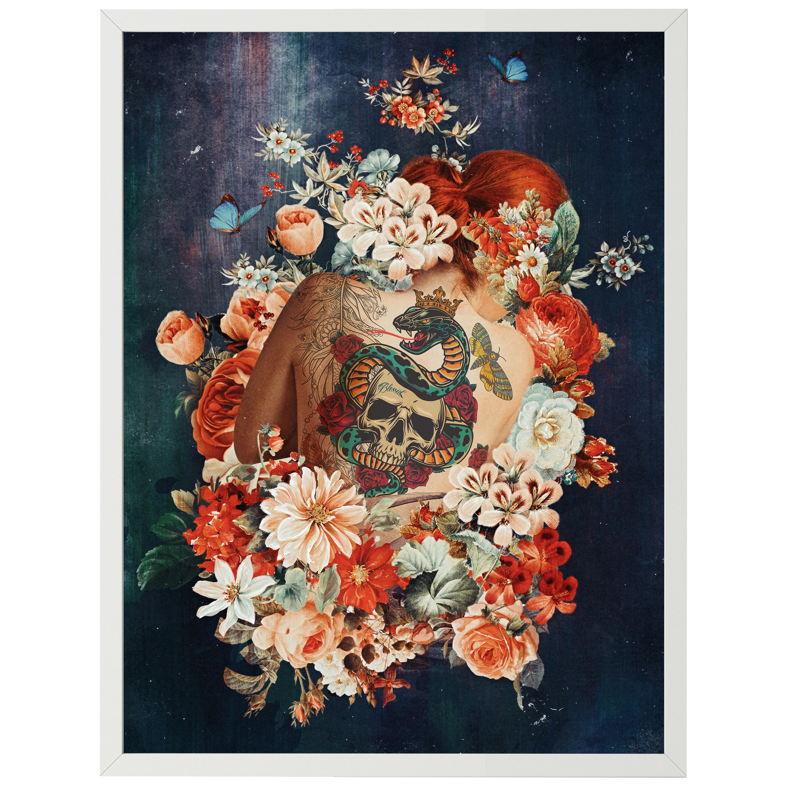 wandmotiv24 Poster, Poster - Frau Tattoo Rücken - M0169 - Bild 1 wandmotiv24 Poster, Poster - Frau Tattoo Rücken - M0169 - Bild 1