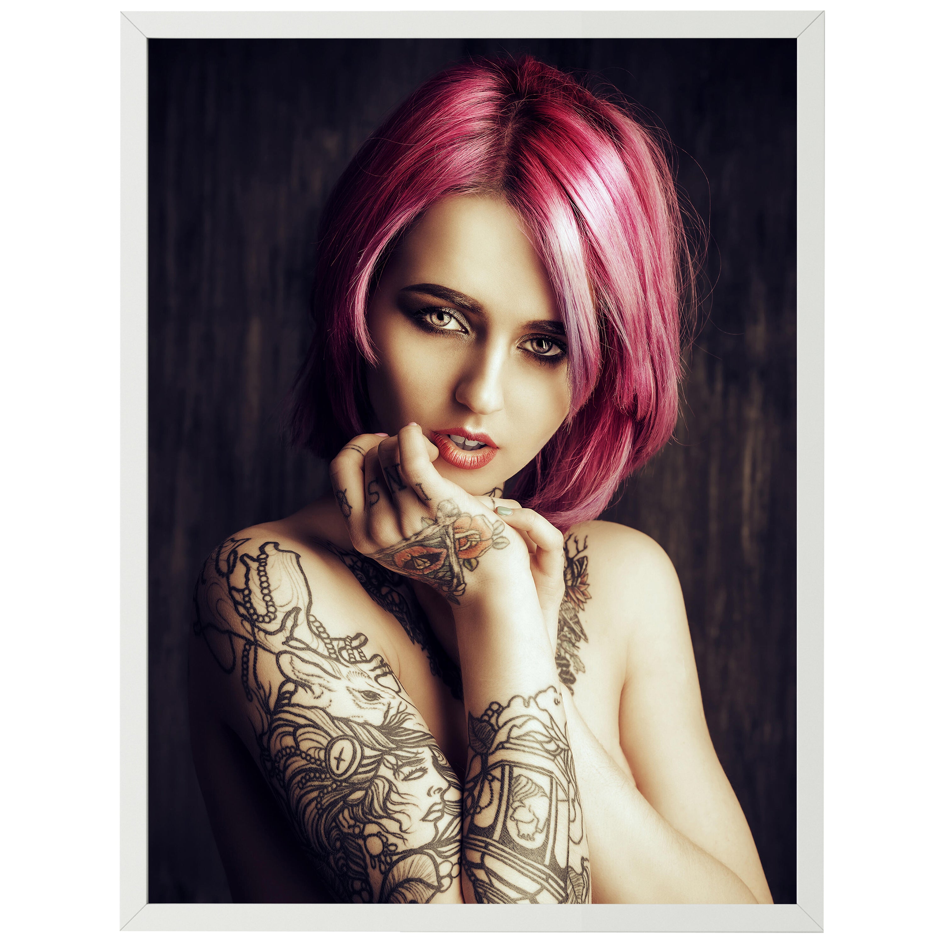 wandmotiv24 Poster, Poster - Frau, Tattoo, Oberarm - M0171 - Bild 1 wandmotiv24 Poster, Poster - Frau, Tattoo, Oberarm - M0171 - Bild 1