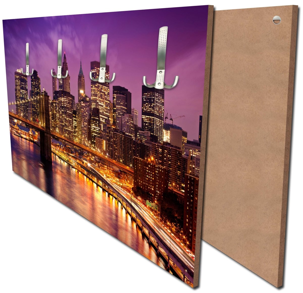 Garderobe New York bei Nacht M0178 Garderobe New York bei Nacht M0178