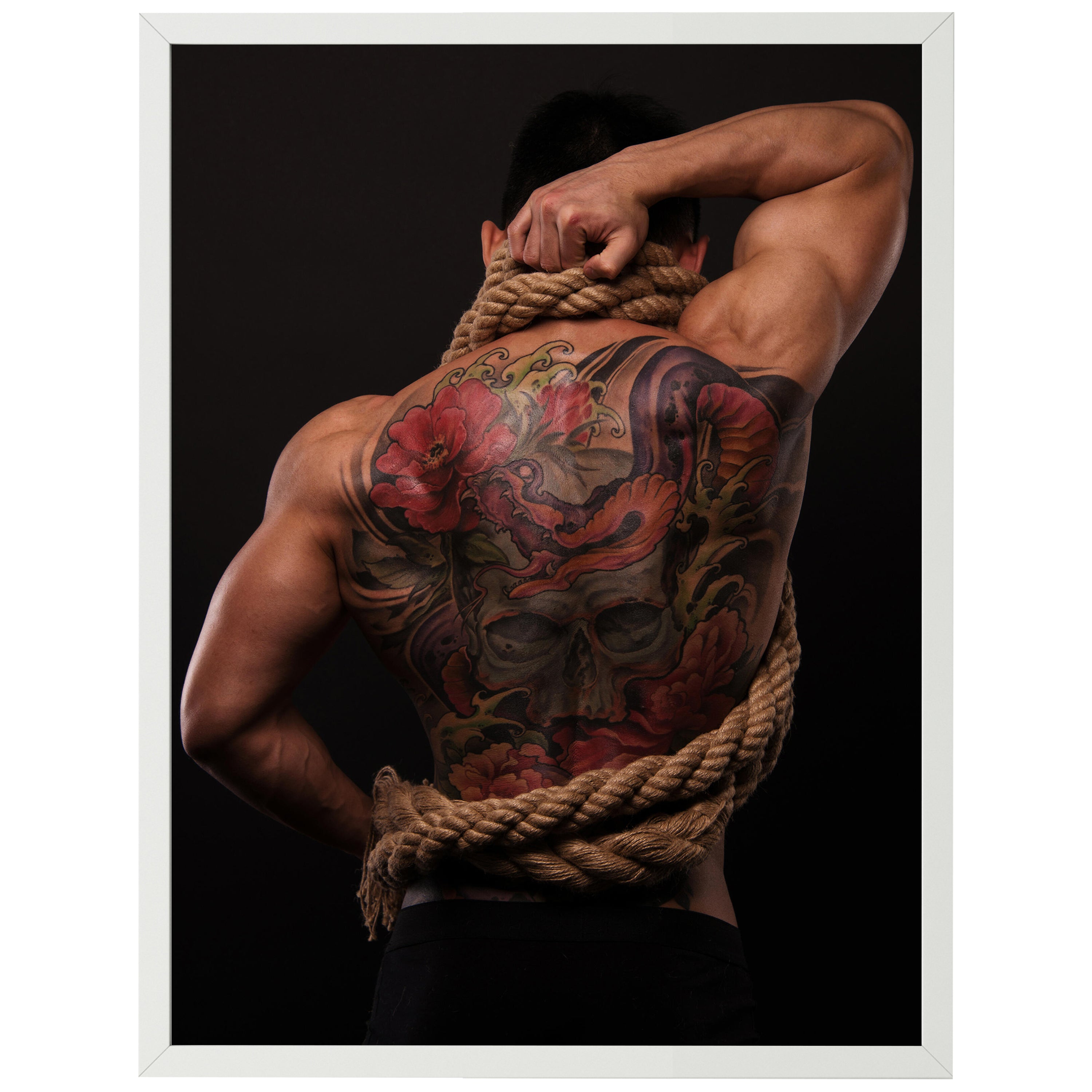wandmotiv24 Poster, Poster - Mann, Tattoo, Rücken - M0179 - Bild 1