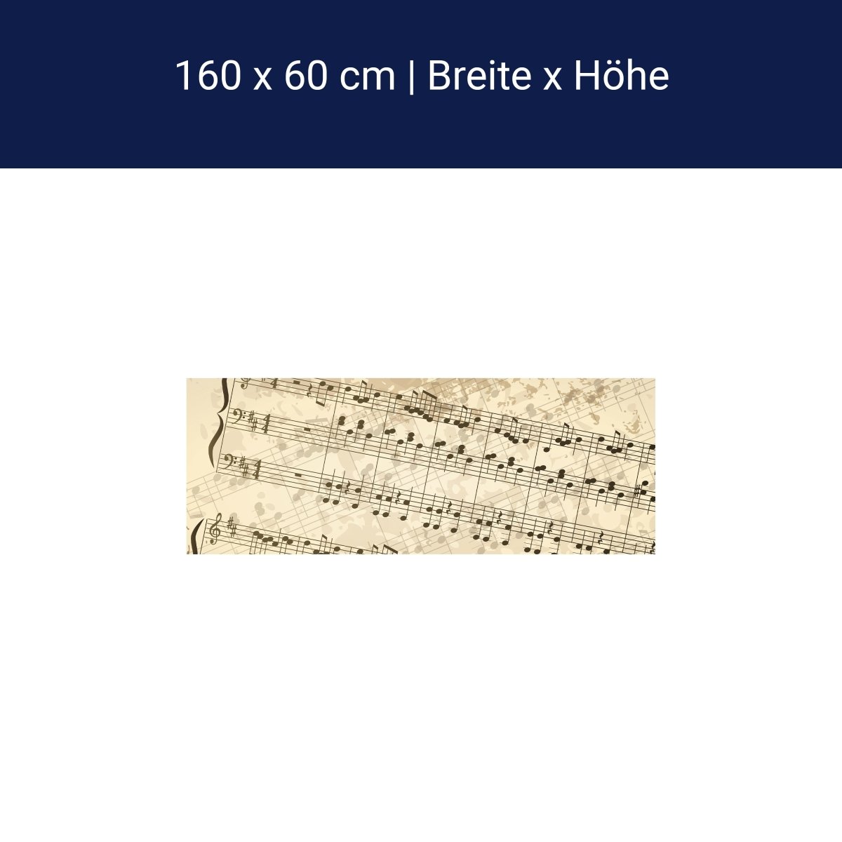 Küchenrückwand Notenblatt Hobby M0180 Küchenrückwand Notenblatt Hobby M0180