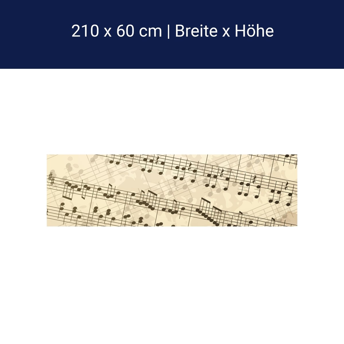 Küchenrückwand Notenblatt Hobby M0180 Küchenrückwand Notenblatt Hobby M0180