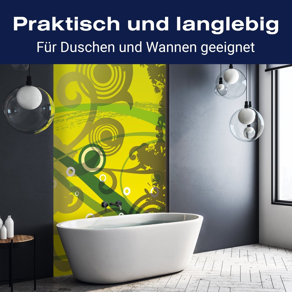 Duschwand Heidi Floral M0183 entdecken - Bild 3 Duschwand Heidi Floral M0183 entdecken - Bild 3