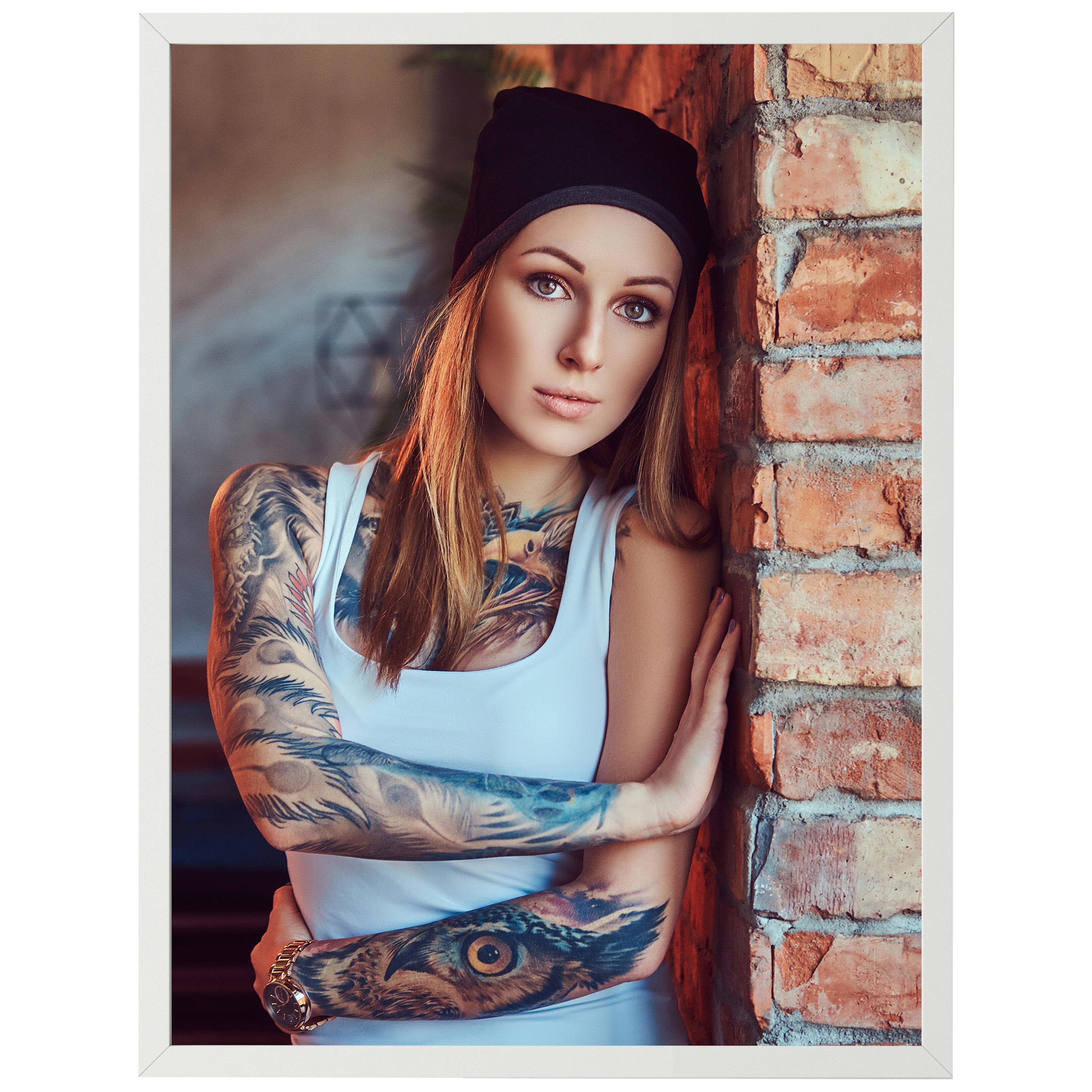 wandmotiv24 Poster, Poster - Frau, Tattoo, Arm - M0183 - Bild 1