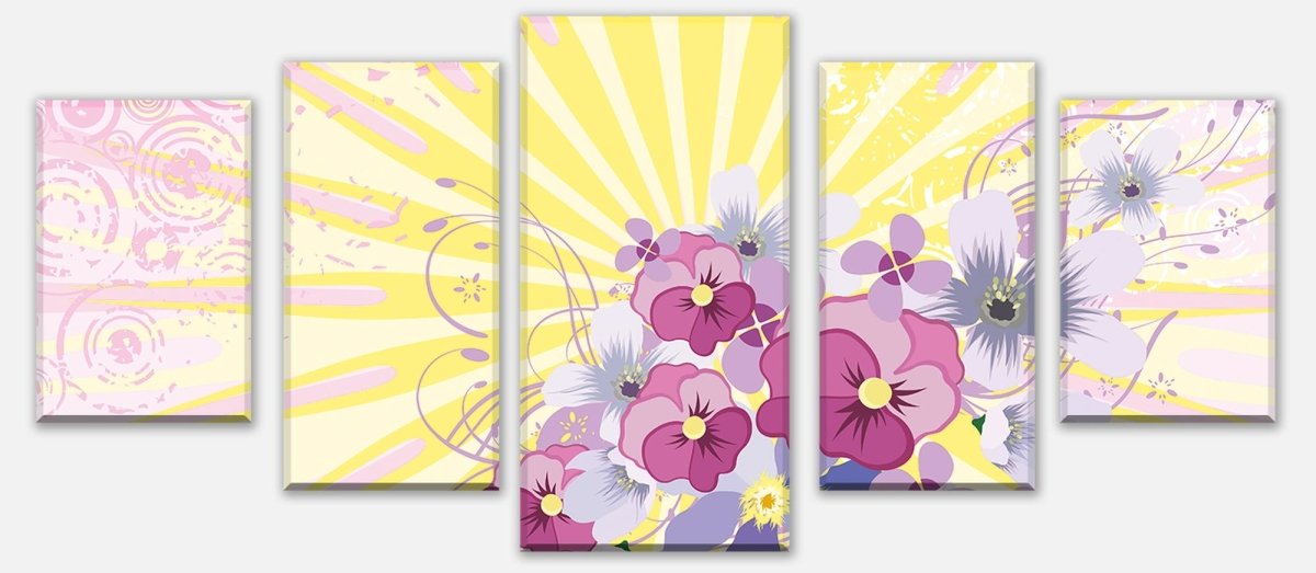 Leinwandbild Mehrteiler Helena Floral M0185 entdecken - Bild 1 Leinwandbild Mehrteiler Helena Floral M0185 entdecken - Bild 1