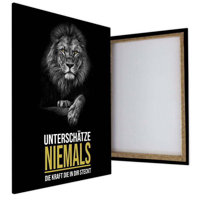 Leinwandbild Löwen, Hochformat M0189 kaufen - Bild 4 Leinwandbild Löwen, Hochformat M0189 kaufen - Bild 4