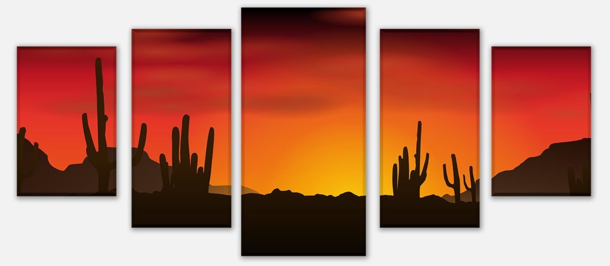 Leinwandbild Mehrteiler Amerikanische Wüste Floral M0191 entdecken - Bild 1 Leinwandbild Mehrteiler Amerikanische Wüste Floral M0191 entdecken - Bild 1