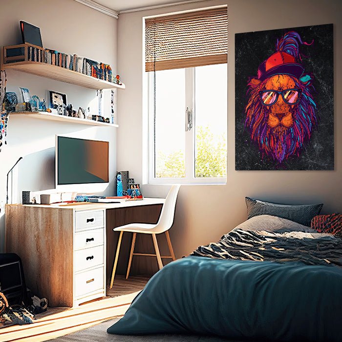 Leinwandbild Löwen, Hochformat M0192 kaufen - Bild 2 Leinwandbild Löwen, Hochformat M0192 kaufen - Bild 2