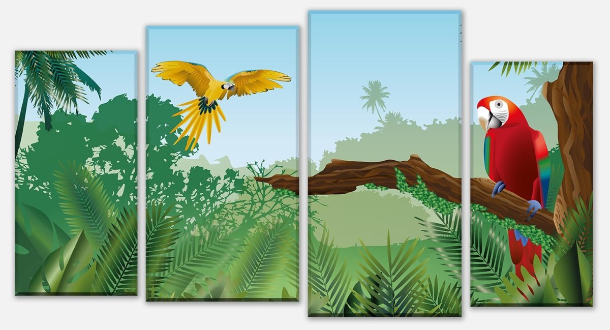 Leinwandbild Mehrteiler Landschaft Regenwald Natur M0193 Leinwandbild Mehrteiler Landschaft Regenwald Natur M0193