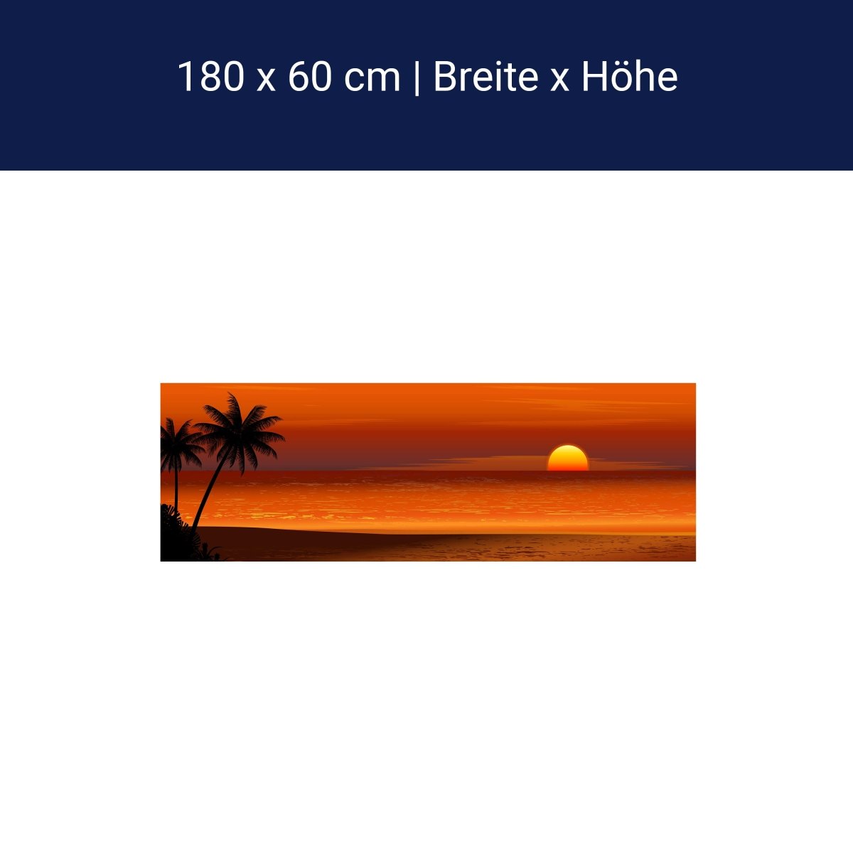 Küchenrückwand Beach Sunset M0195