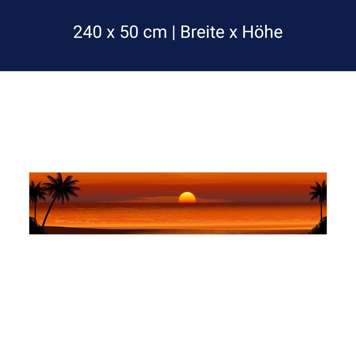Küchenrückwand Beach Sunset M0195 Küchenrückwand Beach Sunset M0195