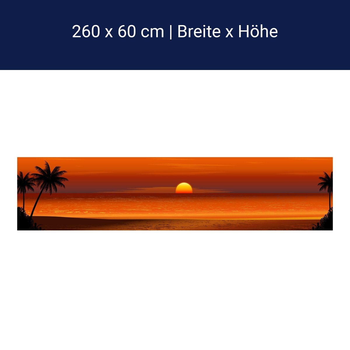 Küchenrückwand Beach Sunset M0195 Küchenrückwand Beach Sunset M0195