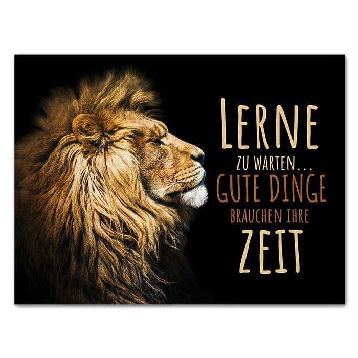 Leinwandbild Löwen, Querformat M0196 kaufen - Bild 1