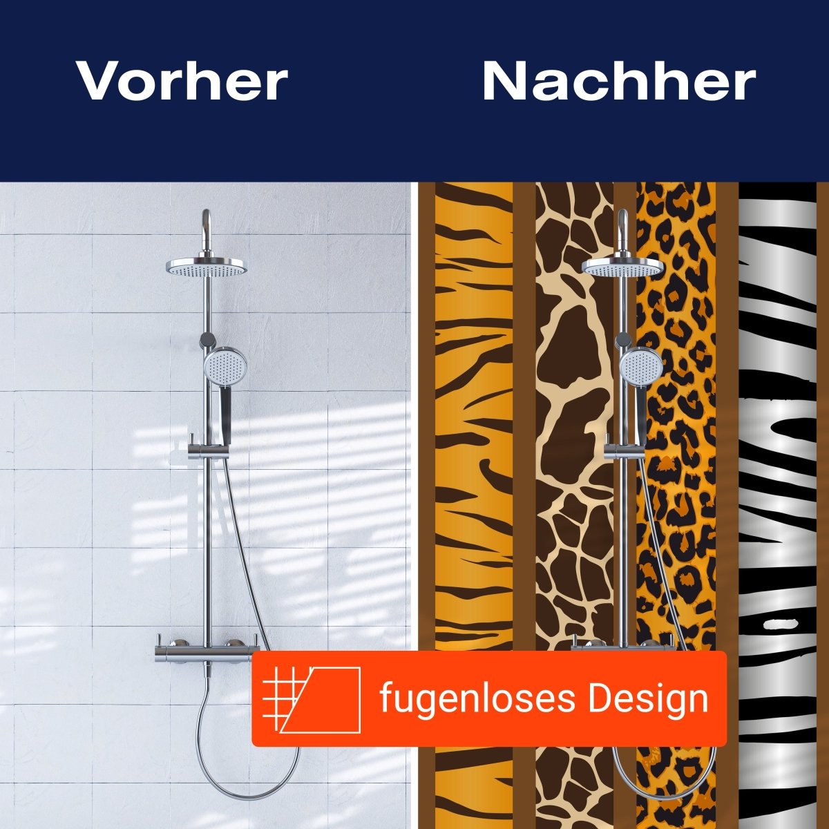 Duschwand Afrika Tiermuster M0198 entdecken - Bild 9 Duschwand Afrika Tiermuster M0198 entdecken - Bild 9