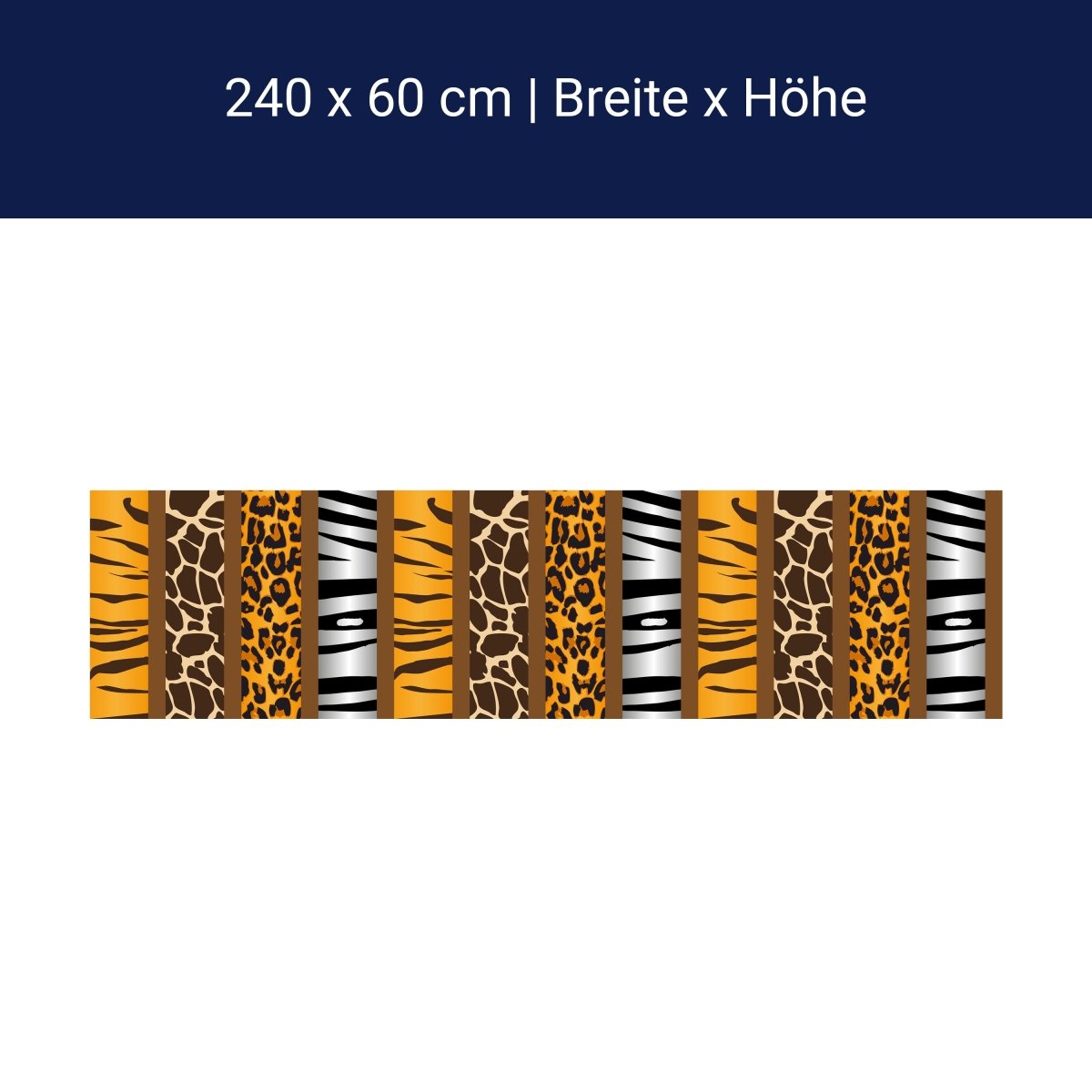 Küchenrückwand Afrika Tiermuster M0198 Küchenrückwand Afrika Tiermuster M0198