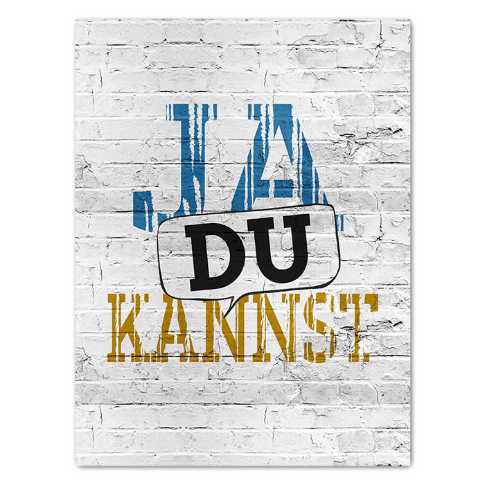 Leinwandbild Motivation, Hochformat M0199 kaufen - Bild 1 Leinwandbild Motivation, Hochformat M0199 kaufen - Bild 1