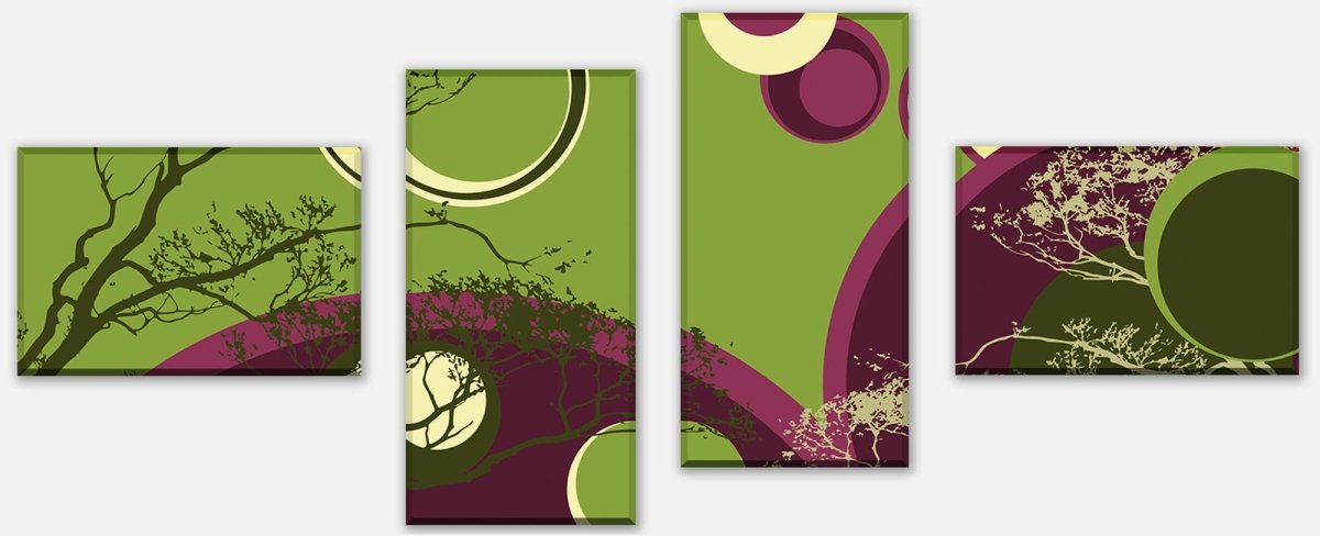 Leinwandbild Mehrteiler Ayleen Floral M0200 Leinwandbild Mehrteiler Ayleen Floral M0200
