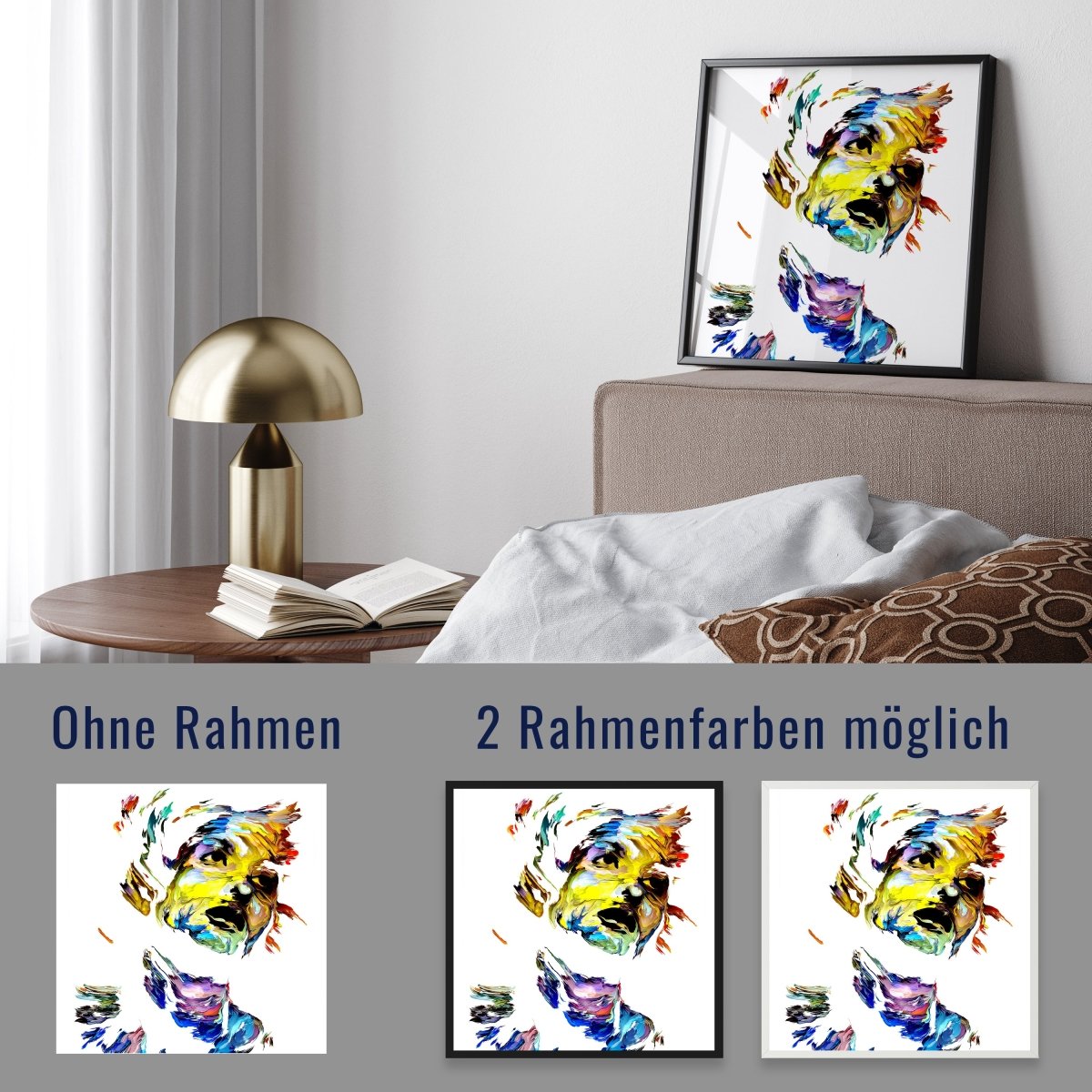 wandmotiv24 Poster, Poster - Frau, Gemälde, abstrakt - M0200 - Bild 4 wandmotiv24 Poster, Poster - Frau, Gemälde, abstrakt - M0200 - Bild 4