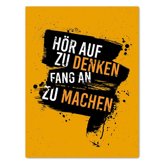 Leinwandbild Motivation, Hochformat M0202 kaufen - Bild 1