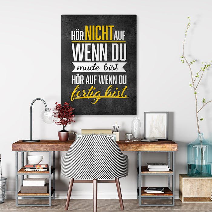 Leinwandbild Motivation, Hochformat M0203 kaufen - Bild 2 Leinwandbild Motivation, Hochformat M0203 kaufen - Bild 2