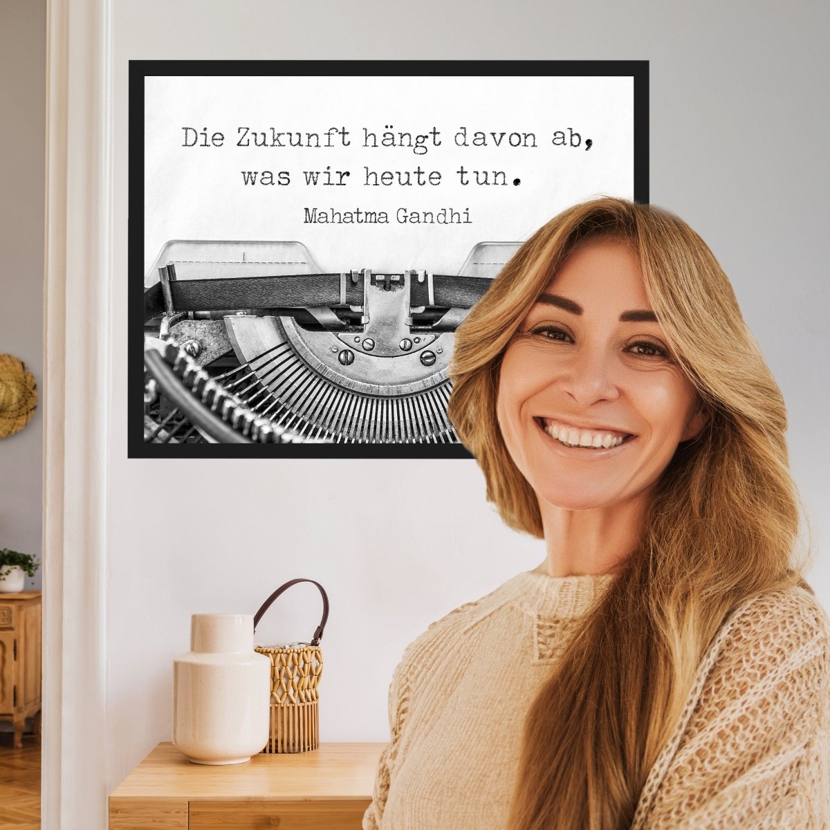 wandmotiv24 Poster, Poster - Schreibmaschine, Spruch, Vintage - M0204 - Bild 2 wandmotiv24 Poster, Poster - Schreibmaschine, Spruch, Vintage - M0204 - Bild 2