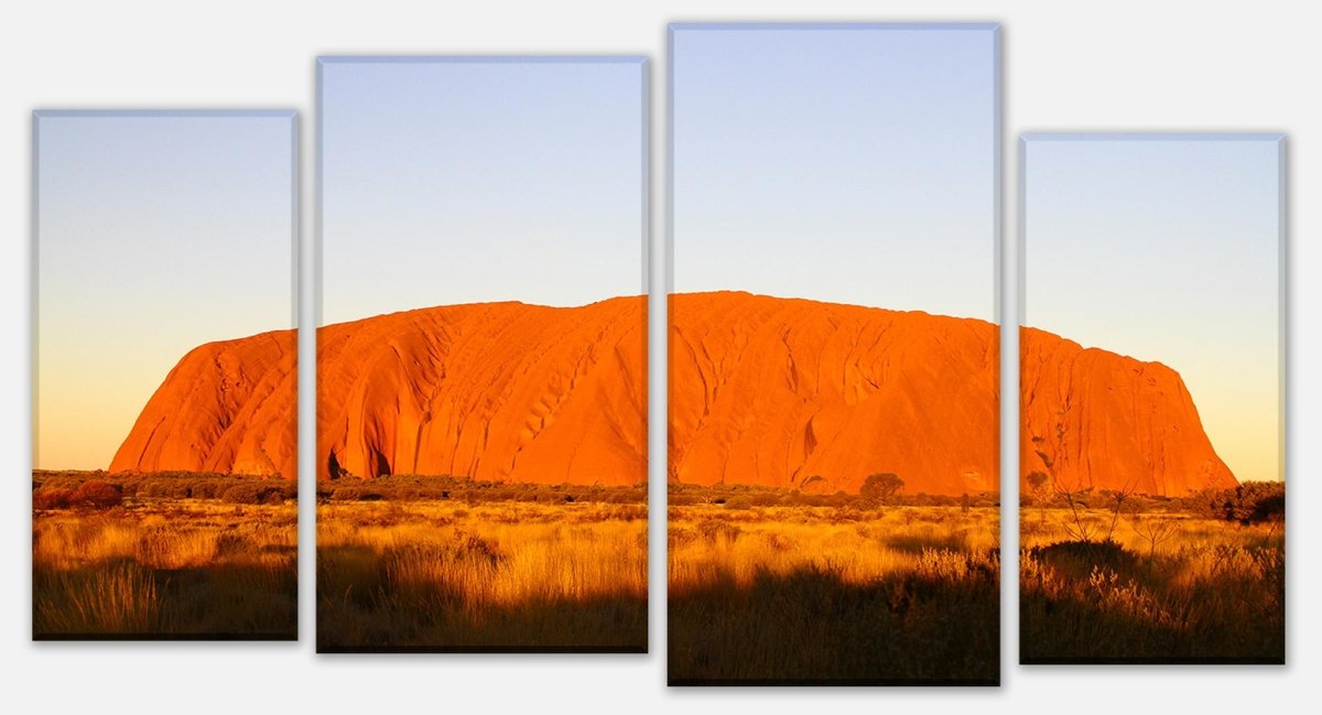 Leinwandbild Mehrteiler Ayers Rock Sunset Natur M0205 Leinwandbild Mehrteiler Ayers Rock Sunset Natur M0205