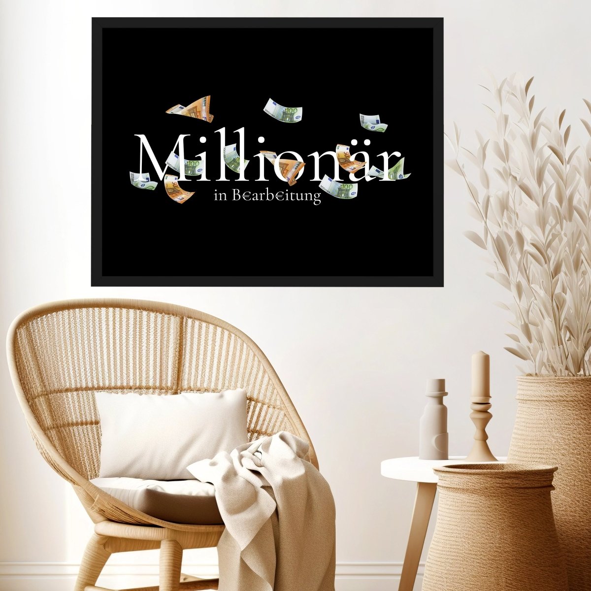 wandmotiv24 Poster, Poster - Millionär, Spruch, Motivation - M0209 - Bild 3 wandmotiv24 Poster, Poster - Millionär, Spruch, Motivation - M0209 - Bild 3