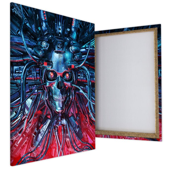 Leinwandbild Totenkopf, Hochformat M0216 kaufen - Bild 4 Leinwandbild Totenkopf, Hochformat M0216 kaufen - Bild 4