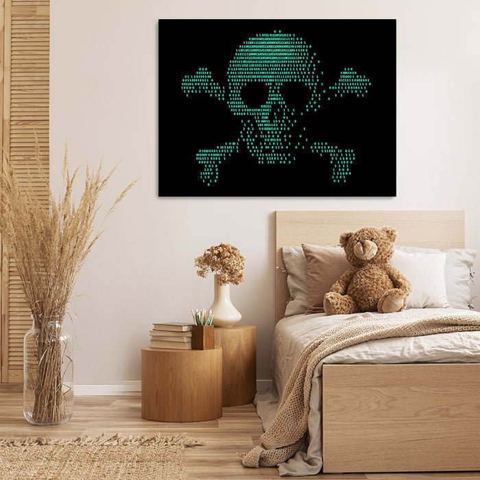 Leinwandbild Totenkopf, Querformat M0220 kaufen - Bild 2 Leinwandbild Totenkopf, Querformat M0220 kaufen - Bild 2