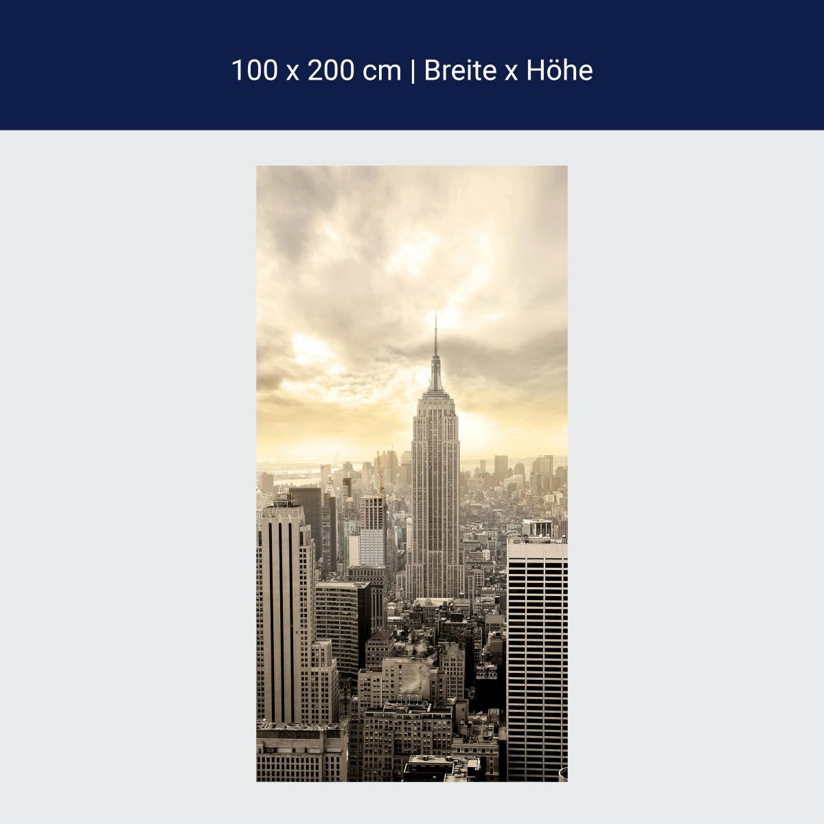 Duschwand New York Skyline View M0221 Duschwand New York Skyline View M0221