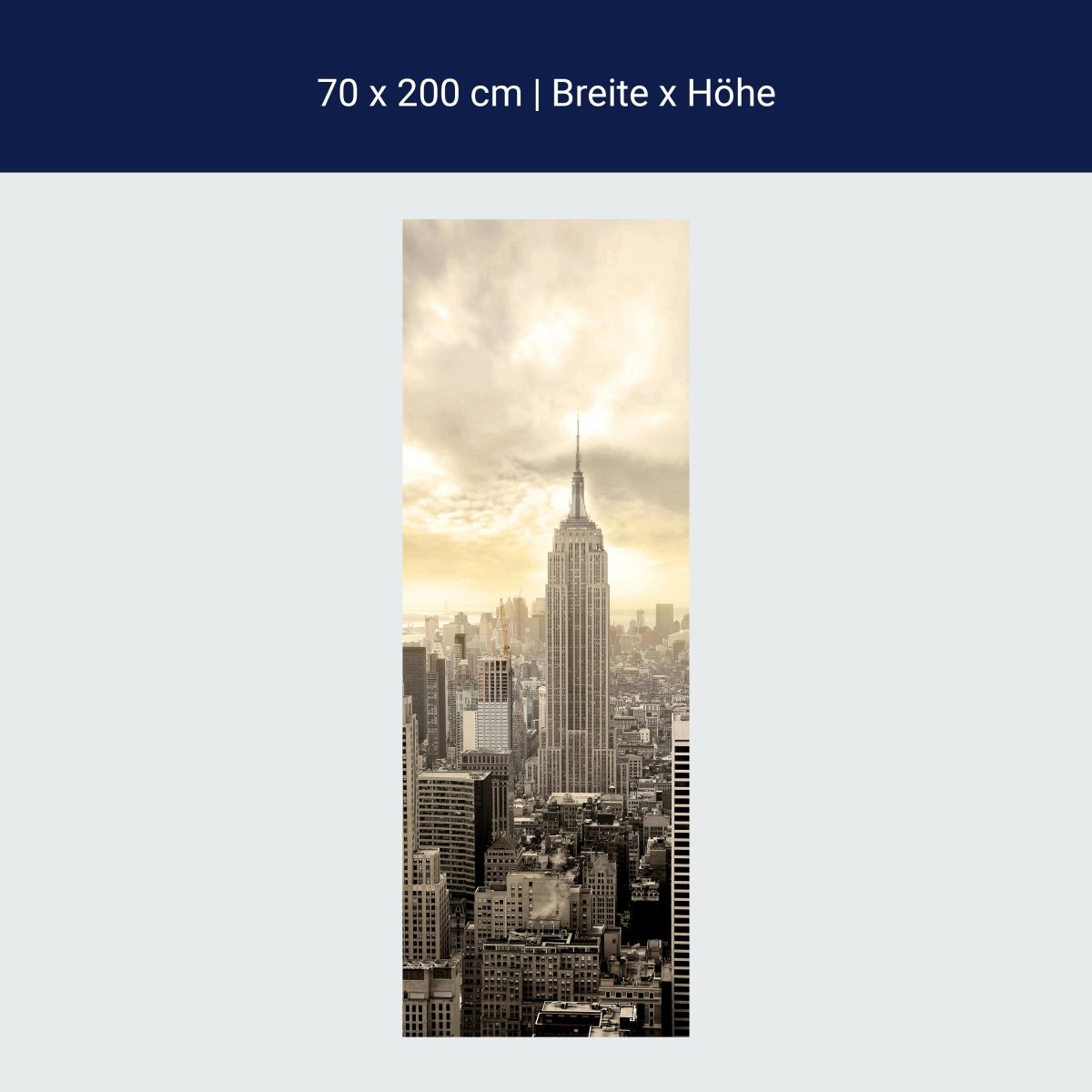 Duschwand New York Skyline View M0221 Duschwand New York Skyline View M0221