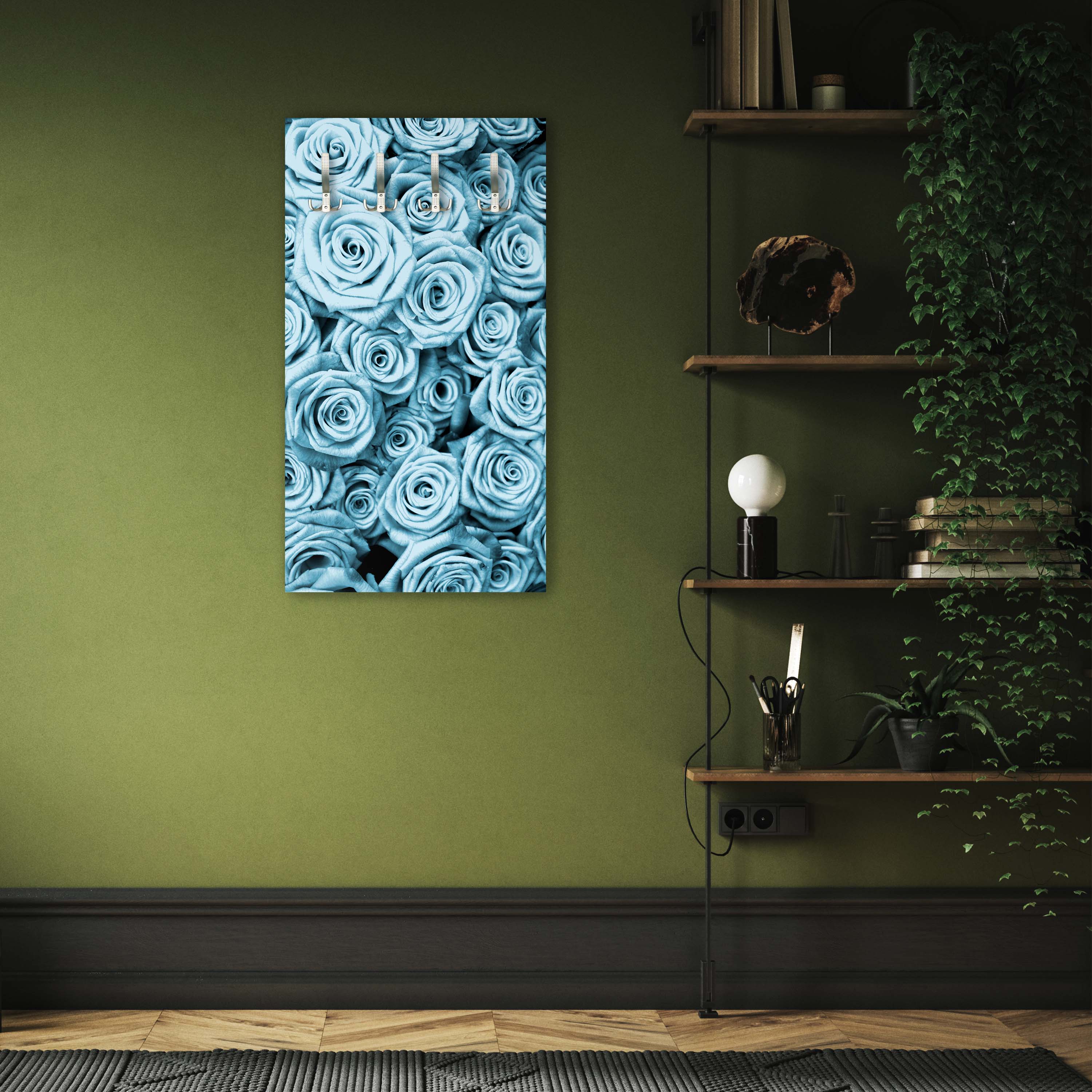 Garderobe Blaues Rosenfeld Blüte M0228 entdecken - Bild 6 Garderobe Blaues Rosenfeld Blüte M0228 entdecken - Bild 6