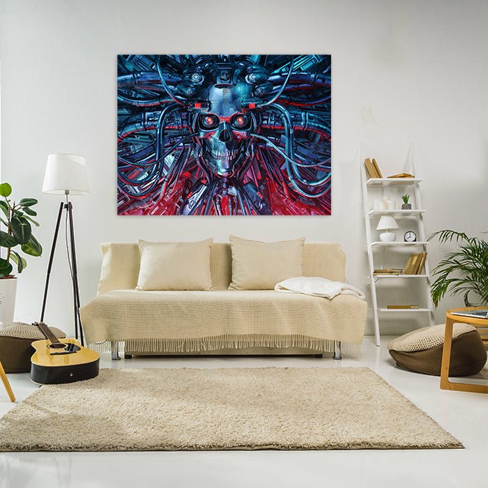 Leinwandbild Totenkopf, Querformat M0229 kaufen - Bild 3 Leinwandbild Totenkopf, Querformat M0229 kaufen - Bild 3