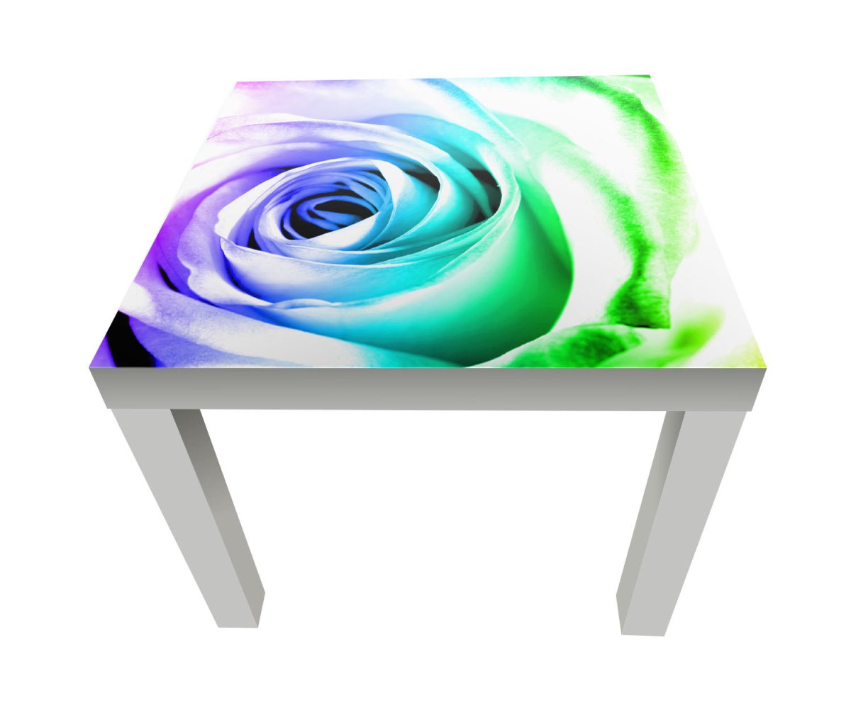 Beistelltisch Regenbogenrose Blüte M0230 entdecken - Bild 1 Beistelltisch Regenbogenrose Blüte M0230 entdecken - Bild 1